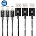 iPhone Lightning To USB Charging Cable Pack Of 3 By SGIN - Nylon Braided, 10 Feet Long, Certified Charging & Data Transfer Cord - Ideal For iPhone 7, 7 Plus, 6 S, 6 Plus, SE, 5S, 5, iPad & iPod Nano 7
