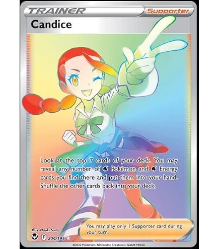 arezu pokemon card rainbow Amazon.com: Pokemon - Arezu 204/196 Lost Origin - Full Art Trainer