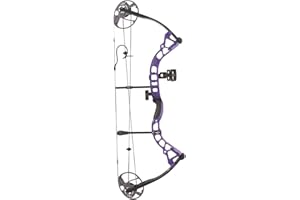 DIAMOND ARCHERY Prism Fully Equipped Adjustable Durable Compound Bow, Right/Left Hand, 5-55 lbs Draw Weight, 295 FPS