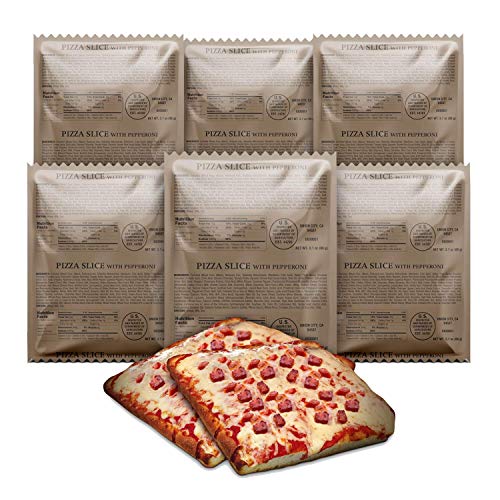 MRE Pizza Slice with Delicious Mozzarella Cheese and Pepperoni 3 years