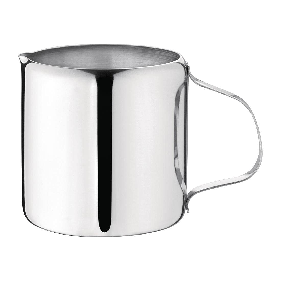Olympia Concorde Stainless Steel Milk Jug Frothing Pitcher 140ml - Ideal for Coffee Latte Art