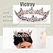 Victray Bride Wedding Vintage Crowns and Tiaras Bridal Crystal Headbands Baroque Headpieces for Women and Girls