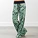Wisslotus Women‘s Wide Leg High Fold Over Waist Camouflage Printed Camo Palazzo Pants Plus Size (L, Camo)