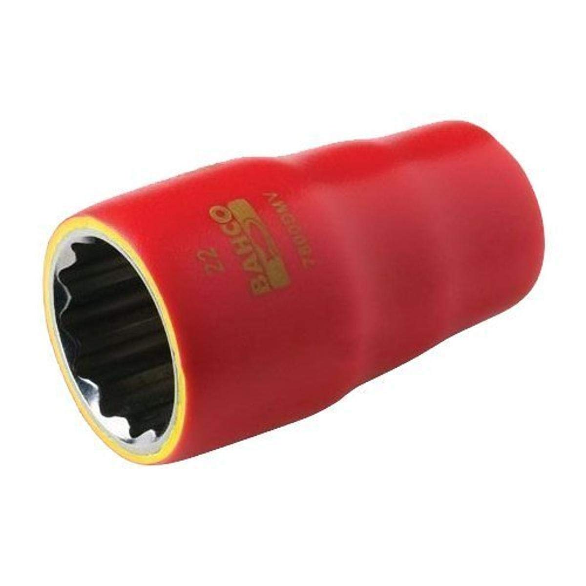 Bahco 7800DZ-1.1/8 Standard Length Socket, Silver, 1/2 Bi-Hex 1 1/8-Inch