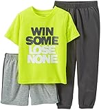 Carter's Little Boys' 3 Piece PJ Set (Toddler/Kid) - Little Guy