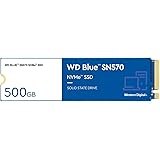 Western Digital 500GB WD Blue SN570 NVMe Internal Solid State Drive SSD - Gen3 x4 PCIe 8Gb/s, M.2 2280, Up to 3,500 MB/s - WD
