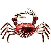 Cute Crab brooch Enamel Animal Pin Brooch Clothes Bag Accessories Jewelry Gift