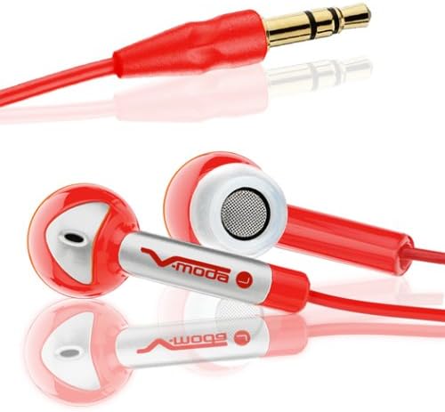 V-MODA Bass Freq In-Ear Stereo Headphone (Rocker Red) (Discontinued by Manufacturer)