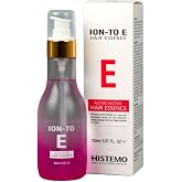 Histemo ION-TO E Restoring Hair Essence - Anti-Frizz Hydration for Damaged or Color-Treated Hair, Cuticle &amp; UV Protection Serum, Prevent &amp; Stop Hair Loss with Active Growth Factors (5.07 oz)