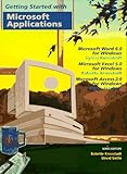 Microsoft Applications : Microsoft Word 6.0 for Windows, Microsoft Excel 5.0, Russakoff, Sylvia and Wiley and Sons, Inc. Staff, 0471165247