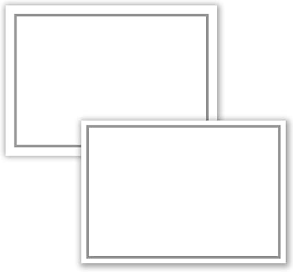 Set Di 25 Biglietti Per Condoglianze Din A6 Buste Din C6 Con Cornice Grigia 10 5 X 14 8 Cm Stampabili Set Di Condoglianze Per Ringraziamento Amazon It Cancelleria E Prodotti Per Ufficio