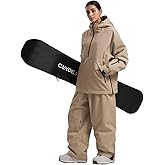 GSOU SNOW Womens Ski Jacket and Pants Set Snowsuit Snow Coat Waterproof Windproof Ski Suit Warm for Winter