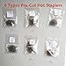 Hot Staplers, for Car Bumper Repair Bodywork Plastic Welding Repairing, made by Stainless Steel, Pre-Cut Treatment, 6 Types Available (6 Types 600pcs 100pcs Each)