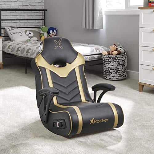 X Rocker 24K 2.1 BT Floor Rocker Gaming Chair, 36.2" x 20.8" x 31.5