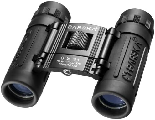 Barska Lucid 8X21 Compact Binocular (Black)