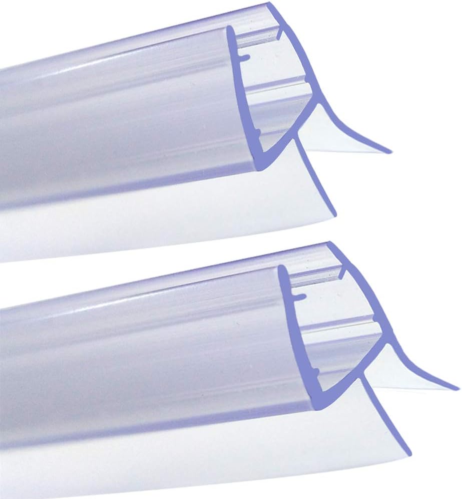 NORTHERN BROTHERS Shower Screen Seal Strip 2Pcs 100cm for 6-8mm Doors