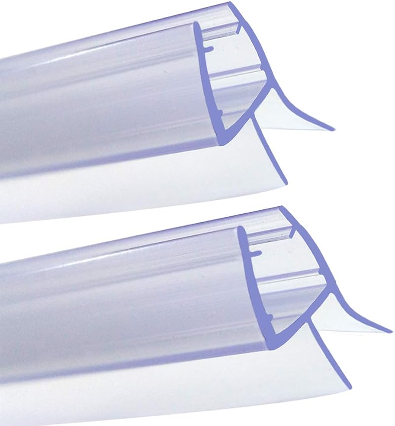 NORTHERN BROTHERS Shower Screen Seal Strip 2Pcs 100cm for 6-8mm Doors