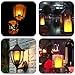 TOMTOO LED Flame Effect Fire Light Bulbs with Upside Down Effect E26 Base LED Bulb Simulated Decorative Light for Christmas Decorations/Hotel/Bars/Home (1pack)