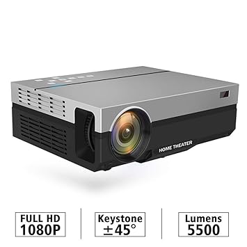 WCJ Proyector portátil con 4000 lúmenes, Mini proyector, la ...