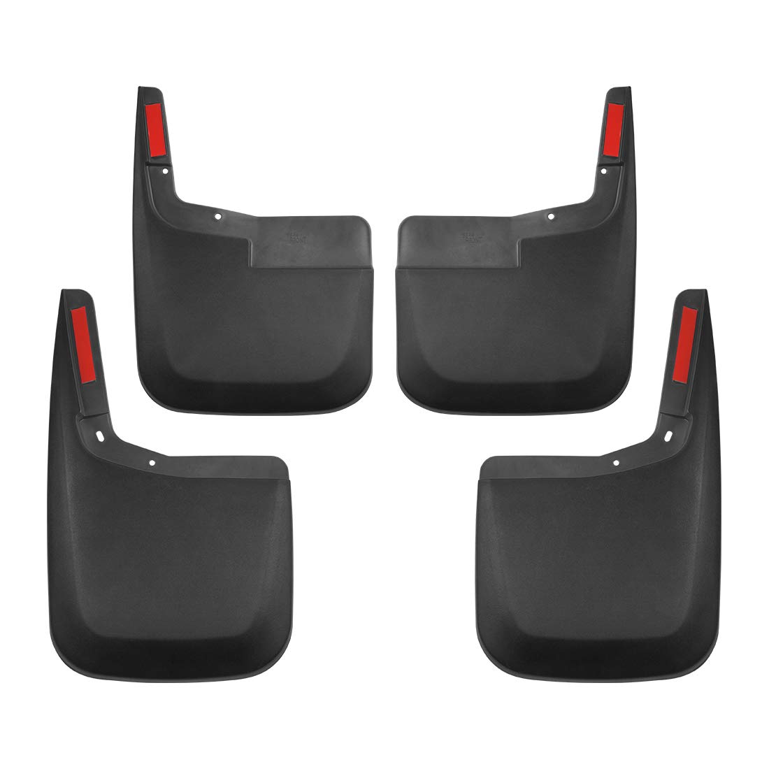 Tecoom Mud Flaps Splash Guards for 2015-2019 Ford F150 2015-2019 Without Wheel Lip Molding Front and Rear 4psc Set ABS Molded