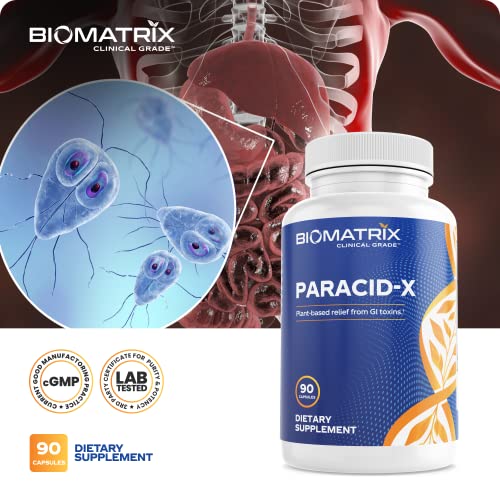 ParacidX Gut Health Detox & Cleanse Support Sweet Wormwood, Black