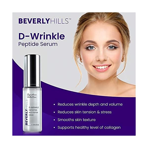 Anti Ageing D-Wrinkle Peptide Cream for Wrinkles, Skin Elasticity and Rejuvenation