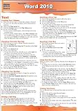 Word 2010 Advanced Quick Source Guide, , 1935518127