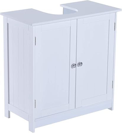 Amazon Com Bonnlo Pedestal Under Sink Storage Bathroom Vanity