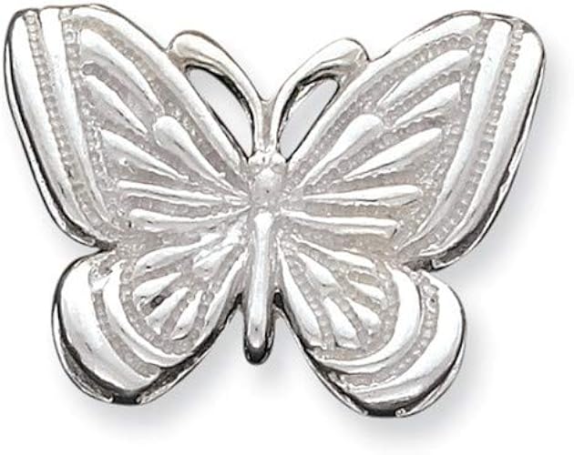 Amazon Com 925 Sterling Silver Solid Open Back Butterfly Charm