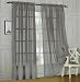 Elegance Linen &reg; Window Curtain - SHEER PANEL with ROD POCKET - 60-inch width X 84-inch Length - Grey primary