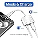 For iPhone 3.5mm Headphone Jack Adapter for iPhone Xs/Xs Max/XR/ 8/8 Plus / 7/7 Plus Headphone Splitter Adapter for iPhone Dongle 2 in 1 Chargers & Audio Connector Charger Cable Support All IOS System