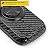 ArmorSuit MilitaryShield Black Carbon Fiber Skin Wrap Film + HD Clear Screen Protector Compatible with Garmin Edge 1000 - Film