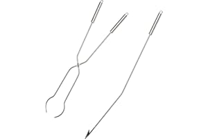 Solo Stove Fire Pit Tools – 2-Piece Set Includes 36.5" Fire Pit Poker and 32" Wood Tongs – Stainless Steel Grabber Tools for Outdoor Campfires, Bonfires, and Fire Pit Accessories