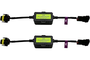 AnyCar Led Headlight Decoder H11 H8 Canbus Resistor Anti-flicker Harness Headlight Bulb Decoder for 2012 Dodge Ram