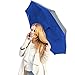 Reverse Umbrella - Inverted Umbrella - Upside Down Umbrella with Stand Alone Feature - Inside Out Umbrella with Aluminum Shaft