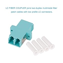 VANDESAIL Fiber Optic Coupler, LC to LC Duplex