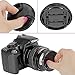 Neewer 52MM Camera Lens Cap Kit for NIKON D3300 D3200 D3100 D3000 D5300 D5200 D5100 DSLR Cameras: (5)52mm Center Pinch Lens Caps+(5)Cap Keeper Leashes+(1)Microfiber Cleaning Cloth