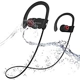 AKASO A1 Bluetooth Headphones, Sports Wireless Headphones w/ Mic, 8 Hour Battery Noise Cancelling Sweatproof Headset