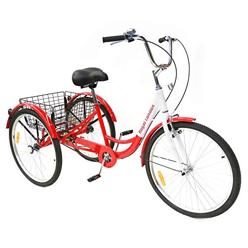 Adult Tricycle 3 Wheeled Trike Bicycle 