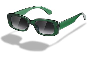 kimorn Rectangle Sunglasses for Women Men Trendy Retro Fashion Sun Glasses 90’s Vintage UV 400 Protection Square Frame K1200