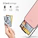 iPhone 8 PLUS / iPhone 7 PLUS Case DesignSkin [Slider] Upgraded Best Seller Card Slot Shock Absorption Shockproof 3-Layer Protective Cover Holder Wallet Case Heavy Duty Bumper (Rose Gold)