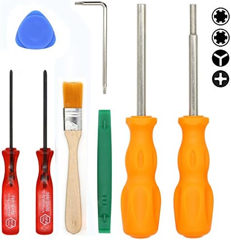 3.8mm and 4.5mm Security Screwdriver Game Bit Set for Sega Master Genesis 32x, Nintendo Switch and Nintendo 64 console,Game Cube Console,Gamebit