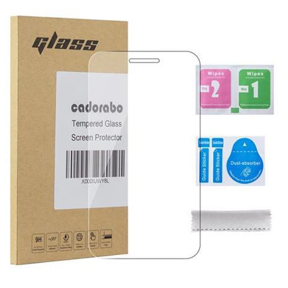 cadorabo Tempered Glass compatible with Alcatel PIXI 3 (3.5 Zoll) in HIGH TRANSPARENCY - Screen Protection 3D Touch compatible with 9H Hardness - Bulletproof Display Saver