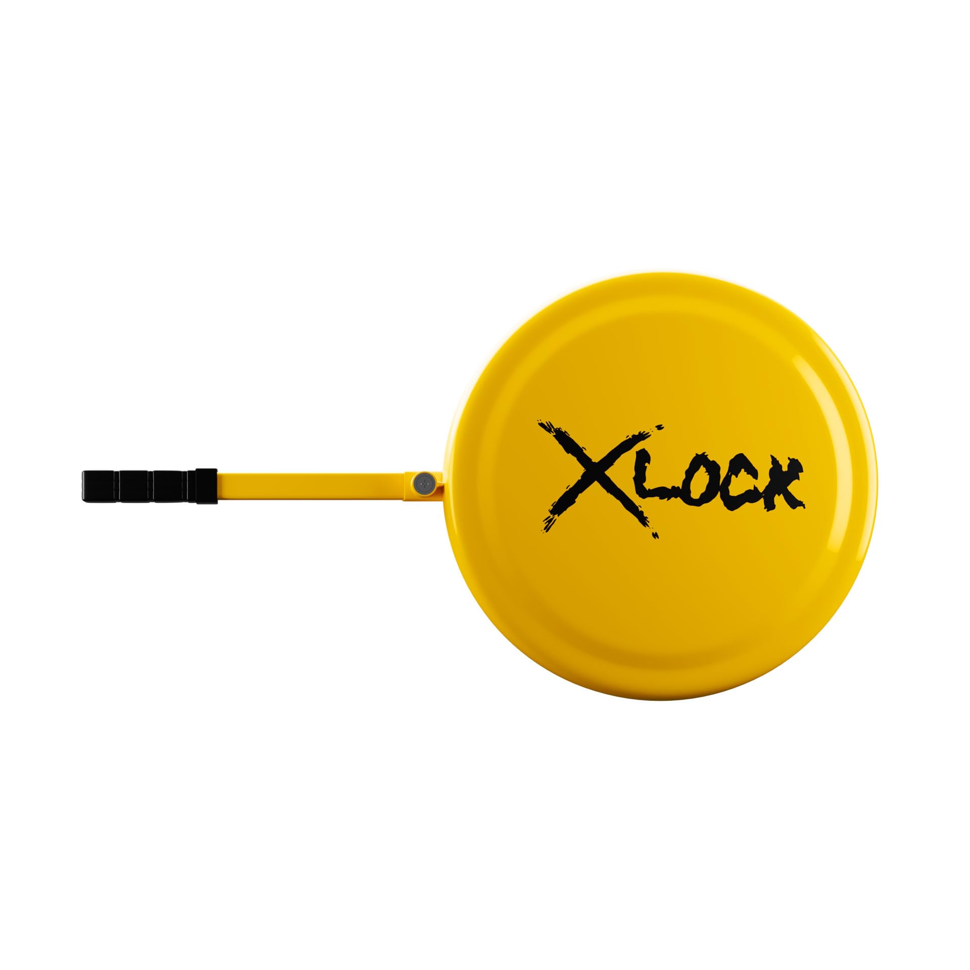 Streetwize - [Heavy Duty] Full Face Round X Locker Steering Wheel Cover, Anti Theft Visual Deterrent Car Protection Safety Security Steering Wheel Lock Bright Yellow 39cm Diameter (SWUXSL2)