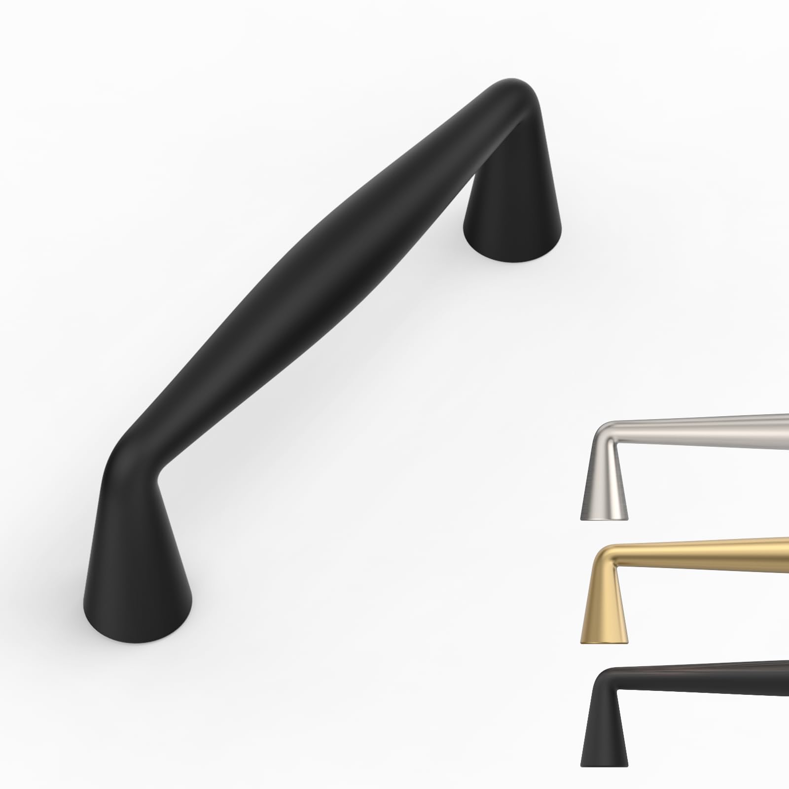 Photo 1 of 9BUILD 10 Pack 3 Inch Cabinet Pulls Matte Black Kitchen Cabinet Handles Cabinet Hardware Kitchen Handles for Cabinets Black Drawer Pulls Cupboard Handles