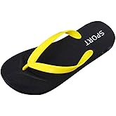 Men Casual Flip Flops with Thick Sole for Spring Summer Outdoor Bathing and Sport Wear Durable Footwear
