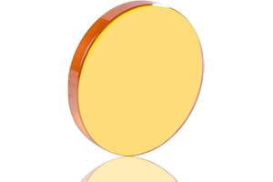 CNCOLETECH 19mm CO2 Laser Lens, Laser Mirror PVD ZnSe Focus Lens 38.1mm / 1.5" Focal for CO2 Laser Engraver Cutting Cutter