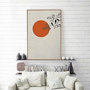 Framed Nordic Abstract Home Artwork for Living Room Bedroom