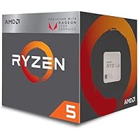 AMD Ryzen 5 3400G 4-core, 8-Thread Unlocked Desktop Processor with Radeon RX Graphics