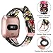 QIBOX Leather Bands Compatible with Fitbit Versa/Versa 2, Slim Vintage Leather Band Replacement Strap Women Man Wristband Accessories Compatible with Fitbit Versa 2 Smartwatch